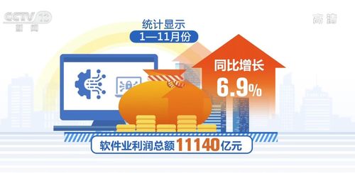 今年前11個月 我國軟件業(yè)務收入同比增長10.4